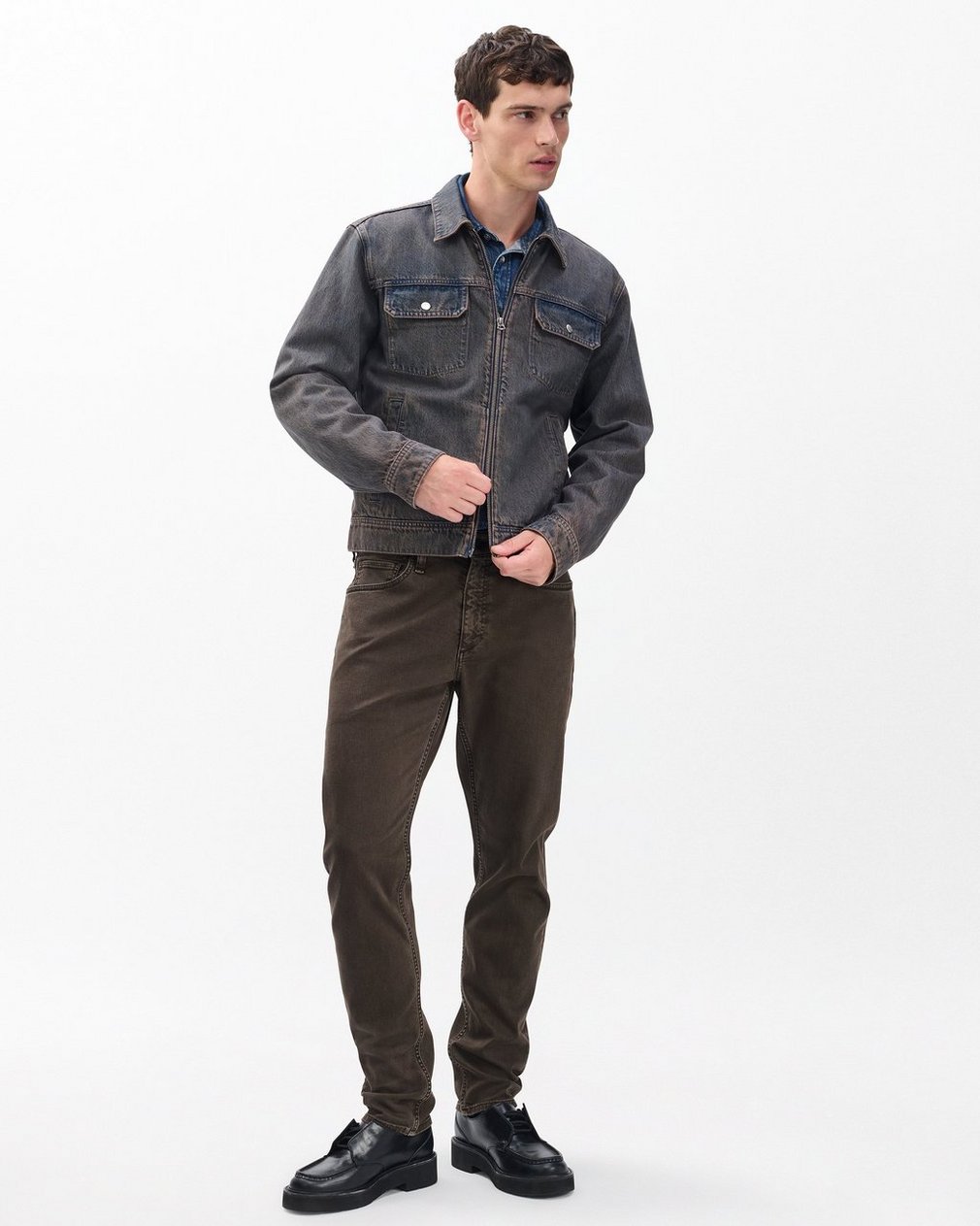 Fit 3 Athletic Jeans Stonewall