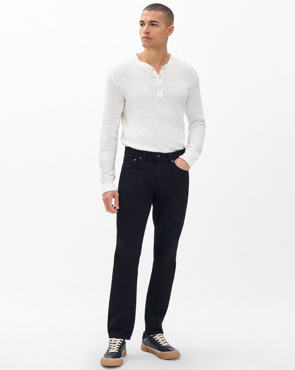 Fit 3 Athletic Fit Jean Black - Image 3