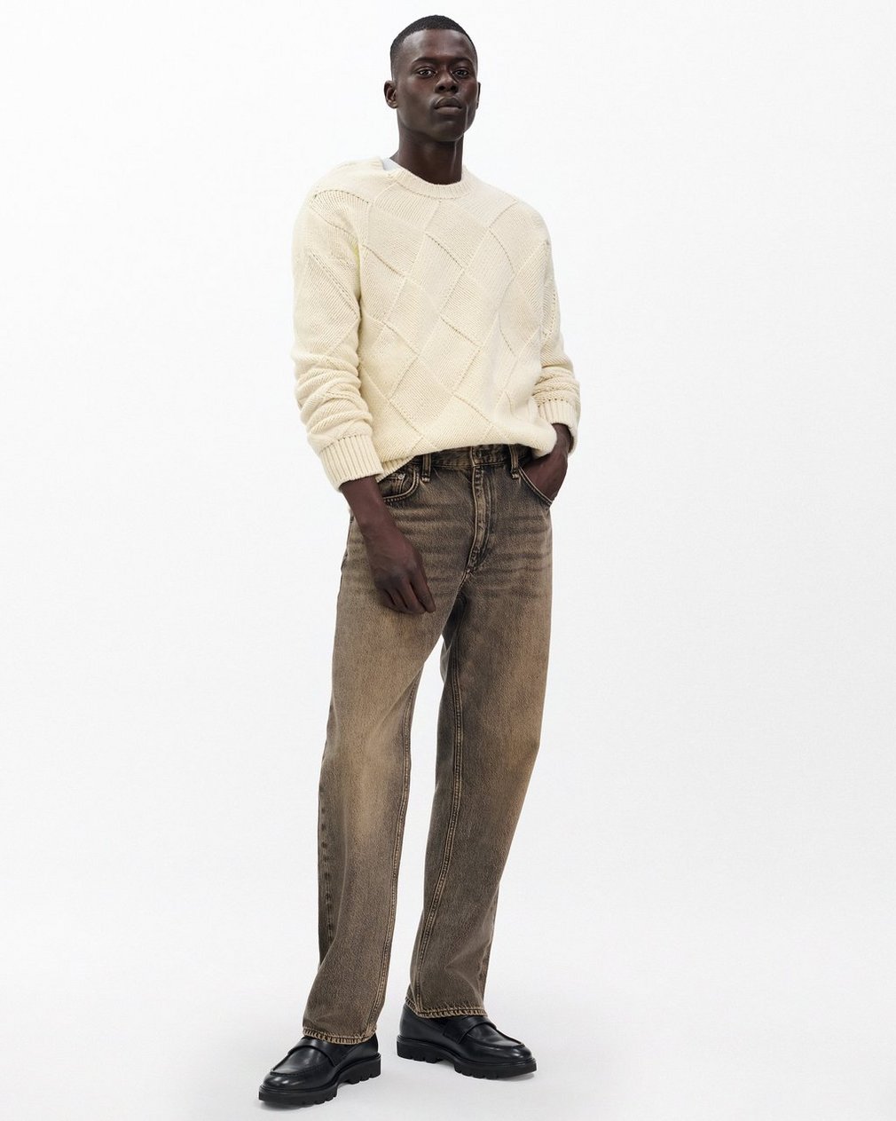 Fit 4 Straight Jeans Jade Grey