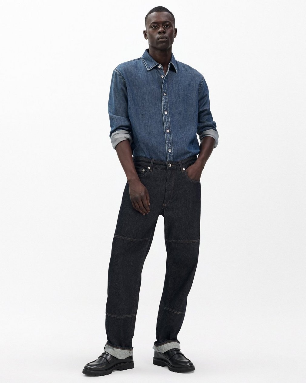 Fit 4 Workwear Straight Jeans Resin Rinse