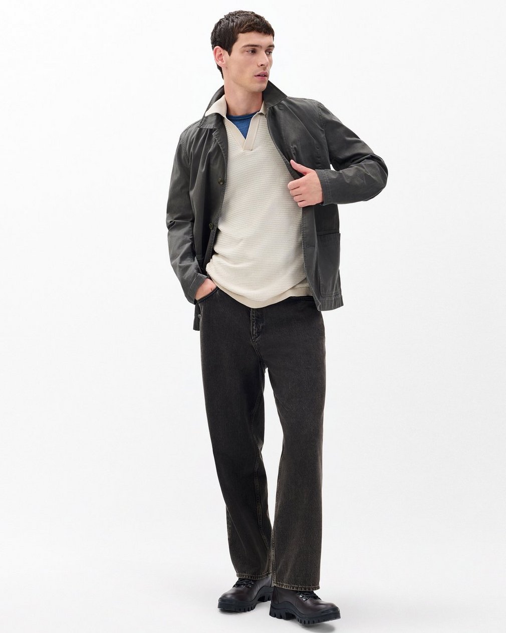 rbBAGGY Fit Jeans Brown Black