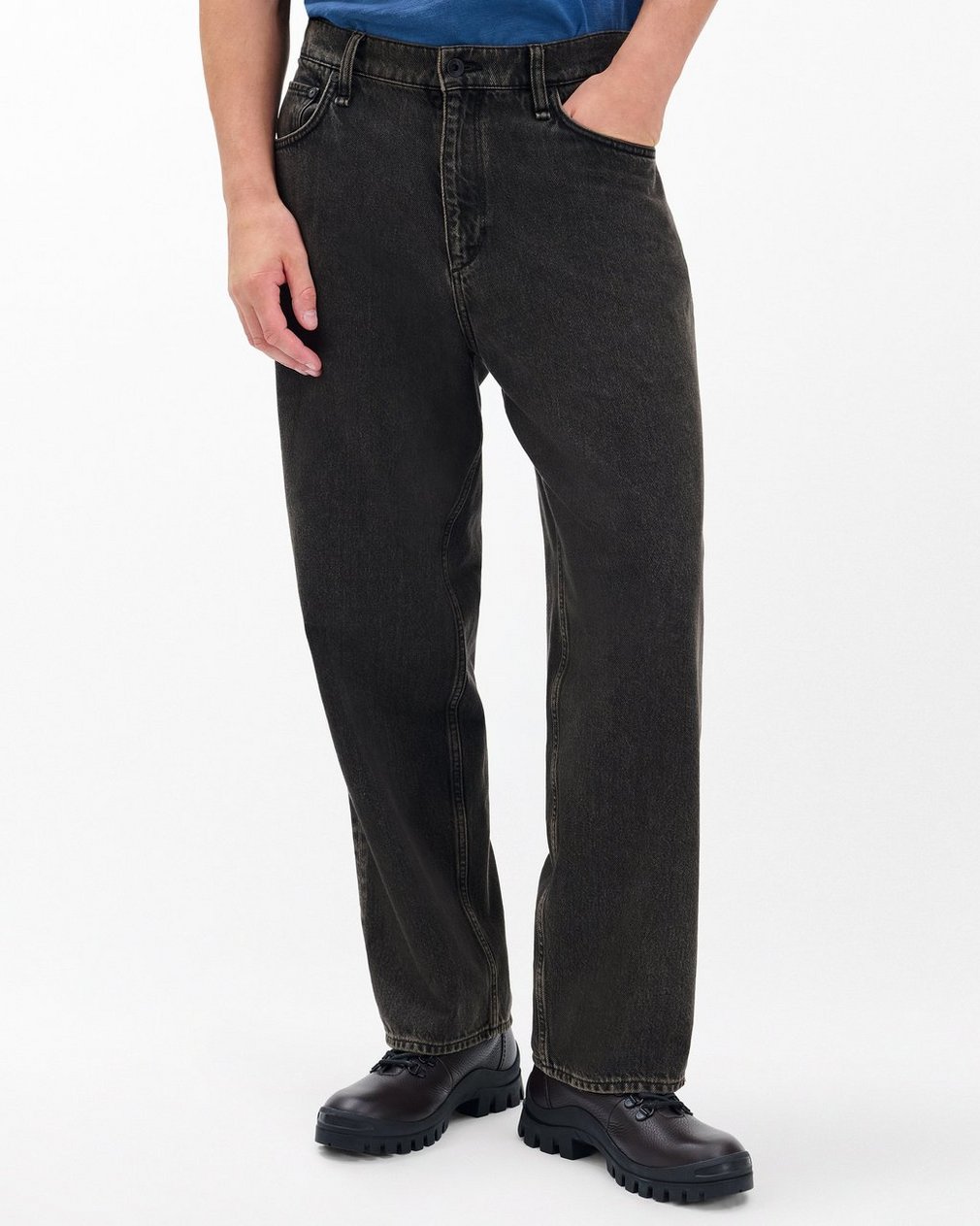 rbBAGGY Fit Jeans Brown Black - Image 4