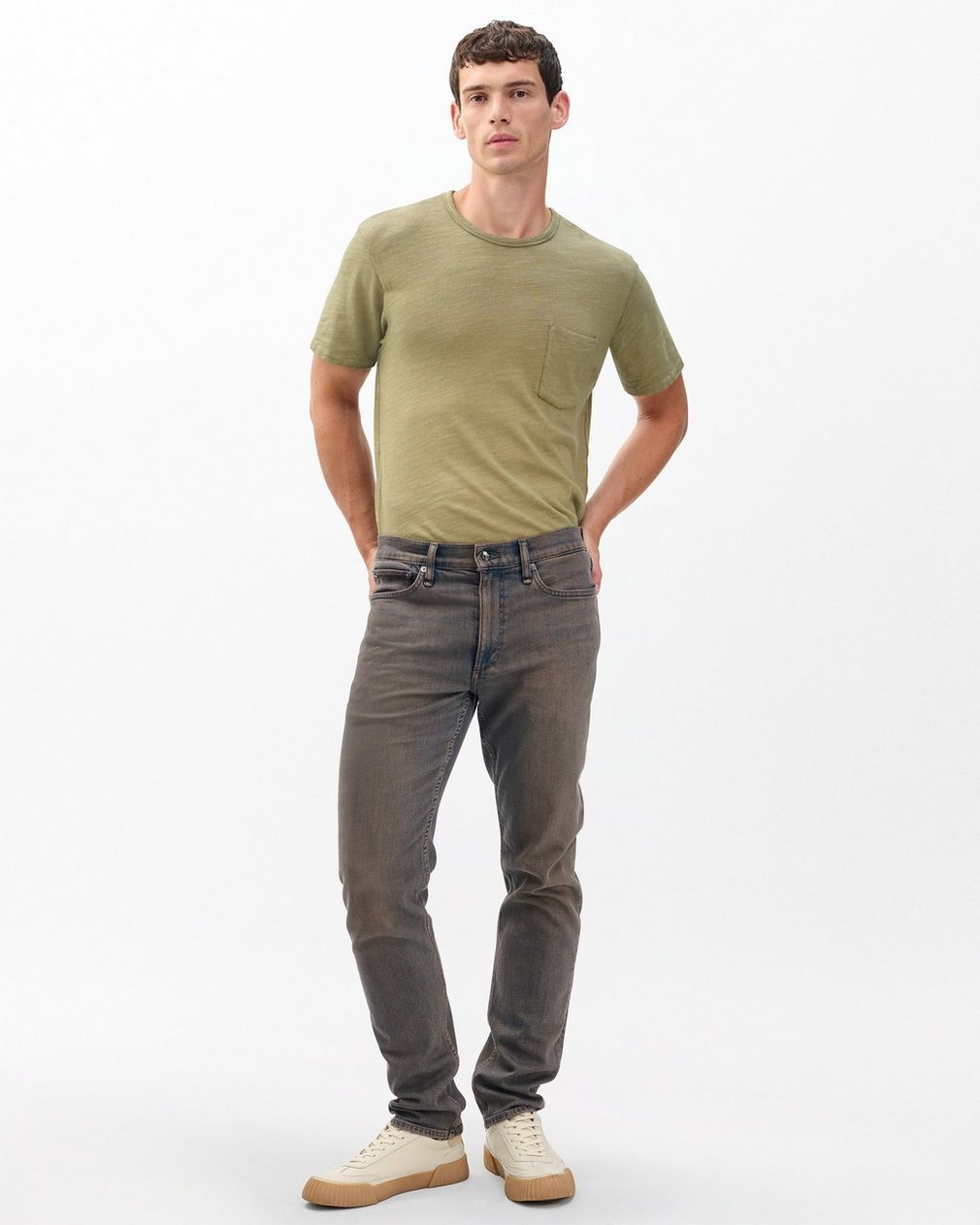 Fit 2 Slim Jeans Ochre Blue - Image 3