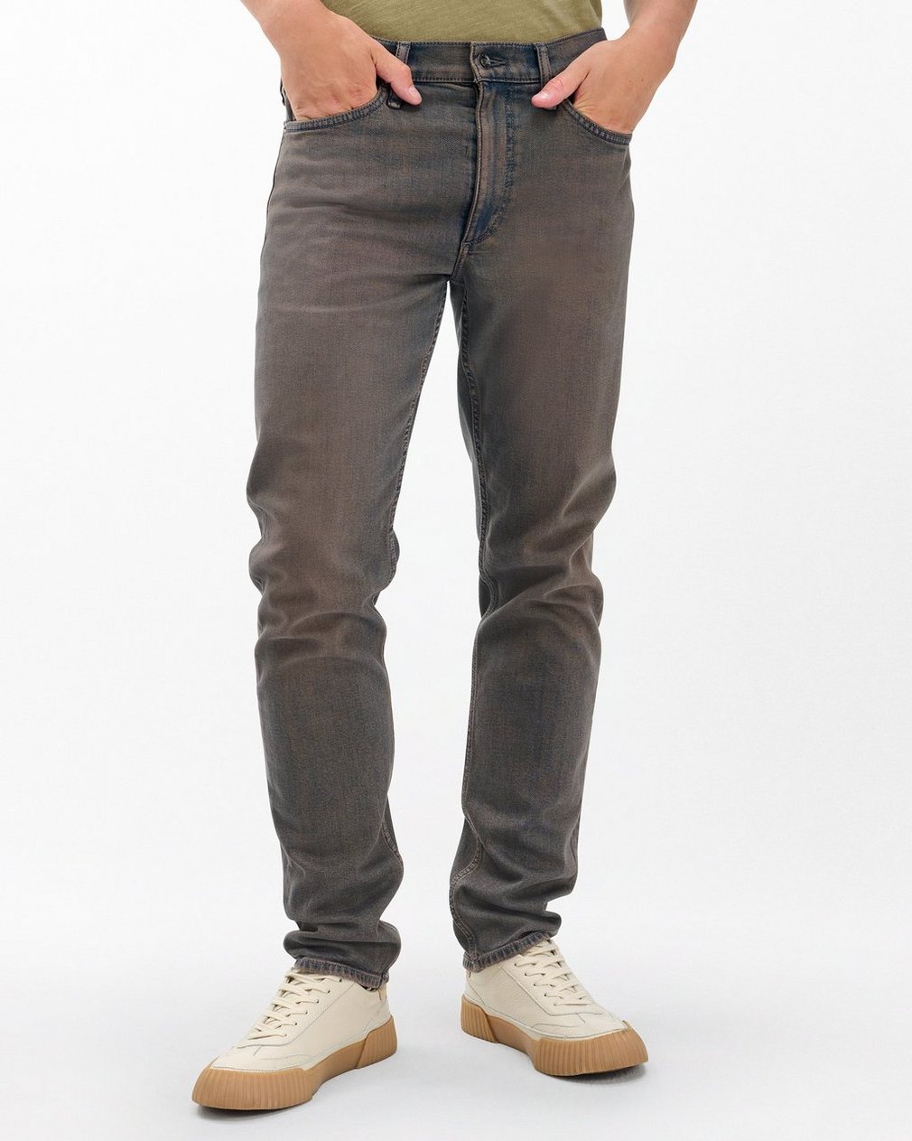 Fit 2 Slim Jeans Ochre Blue - Image 4
