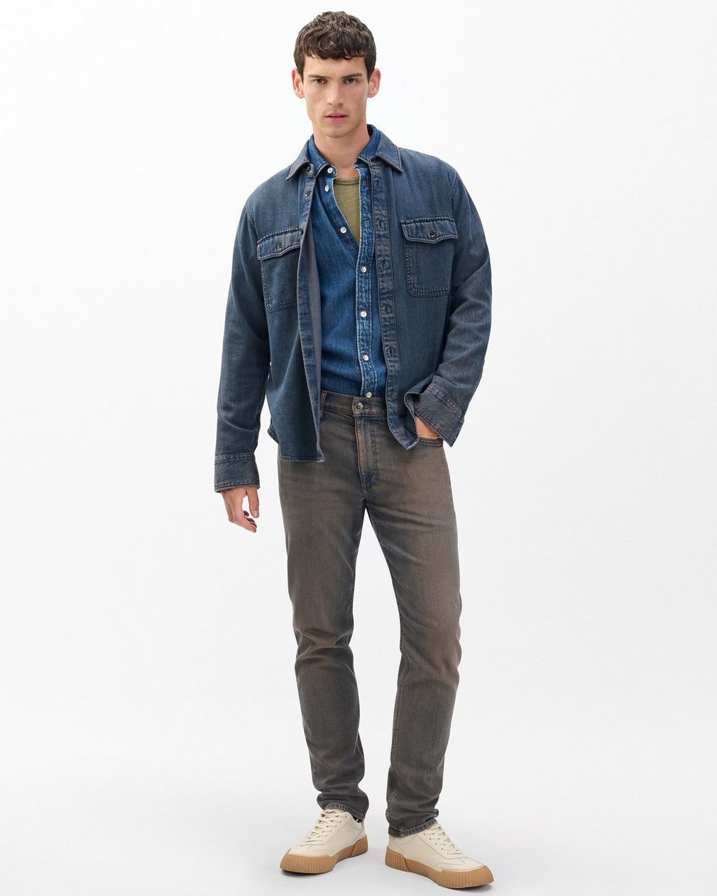 Fit 2 Slim Jeans Ochre Blue - Image 7
