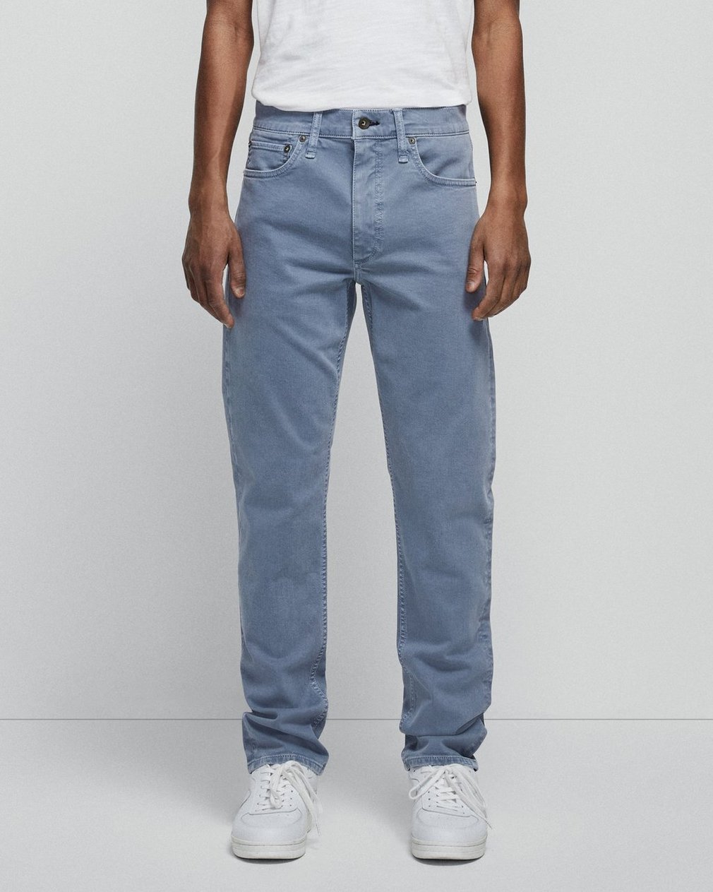 Fit 2 French Blue: Slim Fit Medium Indigo Aero Stretch Jean - Image 4