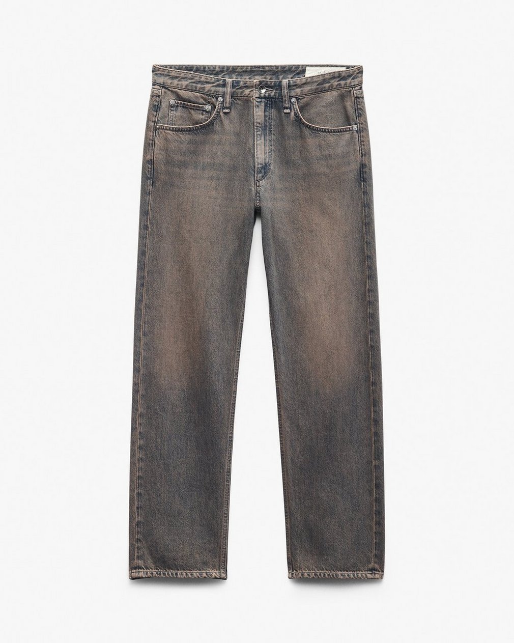 Fit 4 Straight Jeans Ochre Blue - Image 2