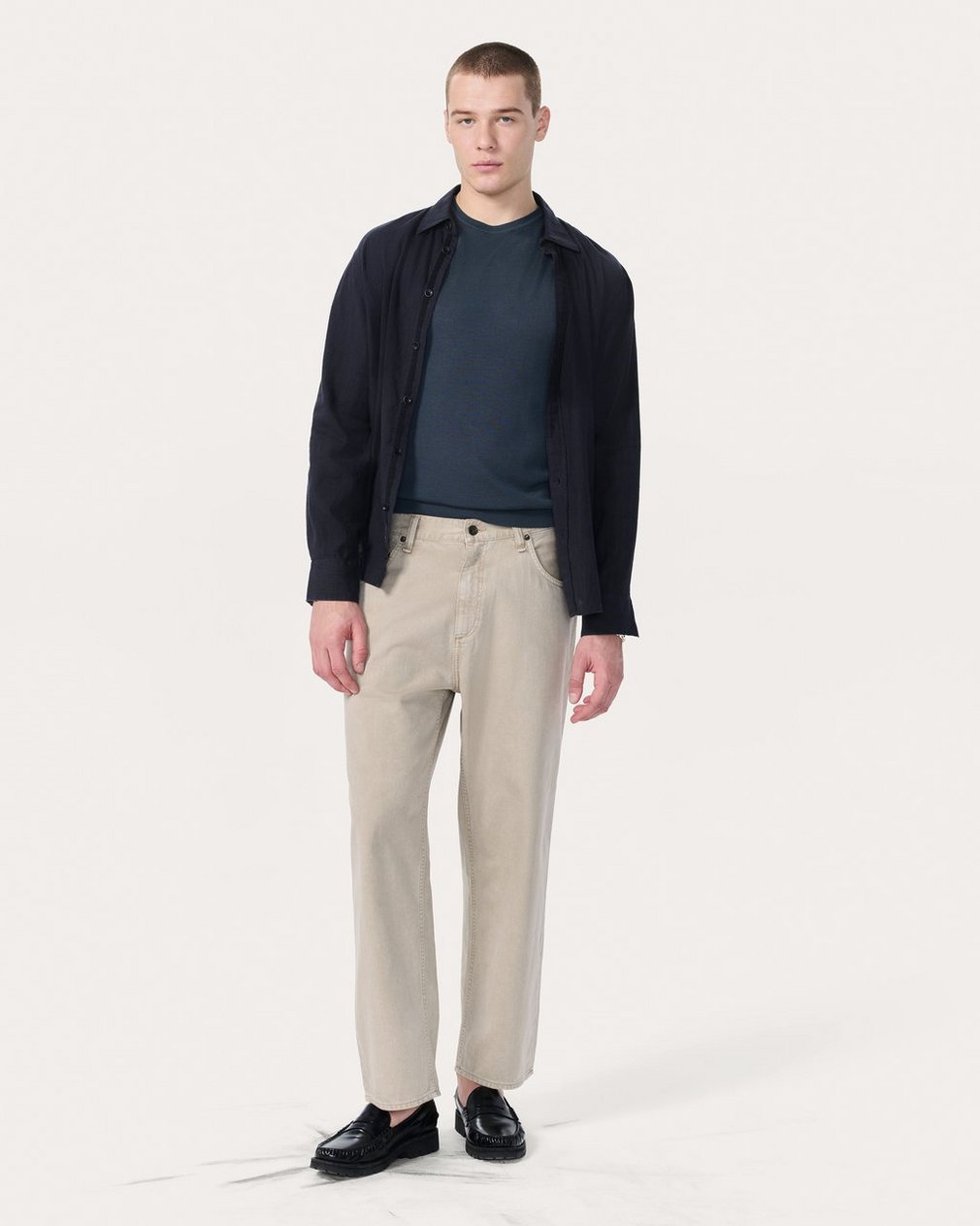 rbBAGGY Fit Jeans Aged Taupe