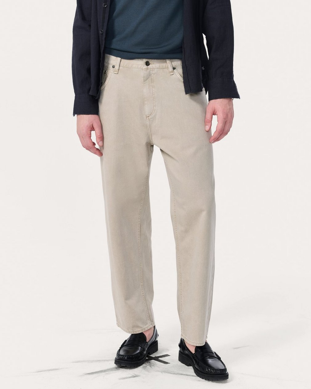 rbBAGGY Fit Jeans Aged Taupe - Image 3