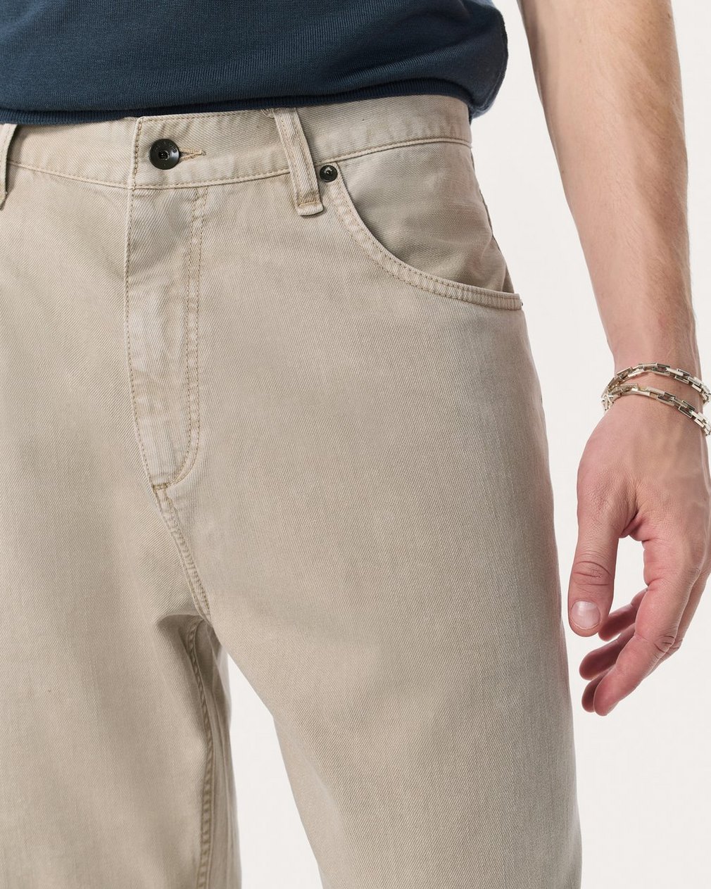 rbBAGGY Fit Jeans Aged Taupe - Image 4