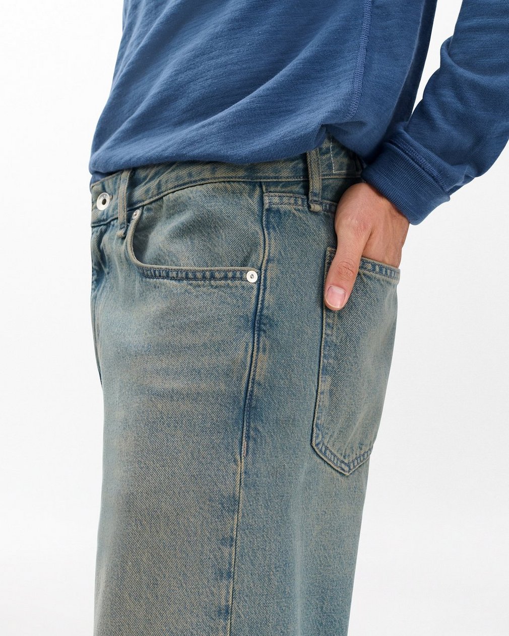 Fit 4 Straight Jeans Sepia Indigo - Image 5