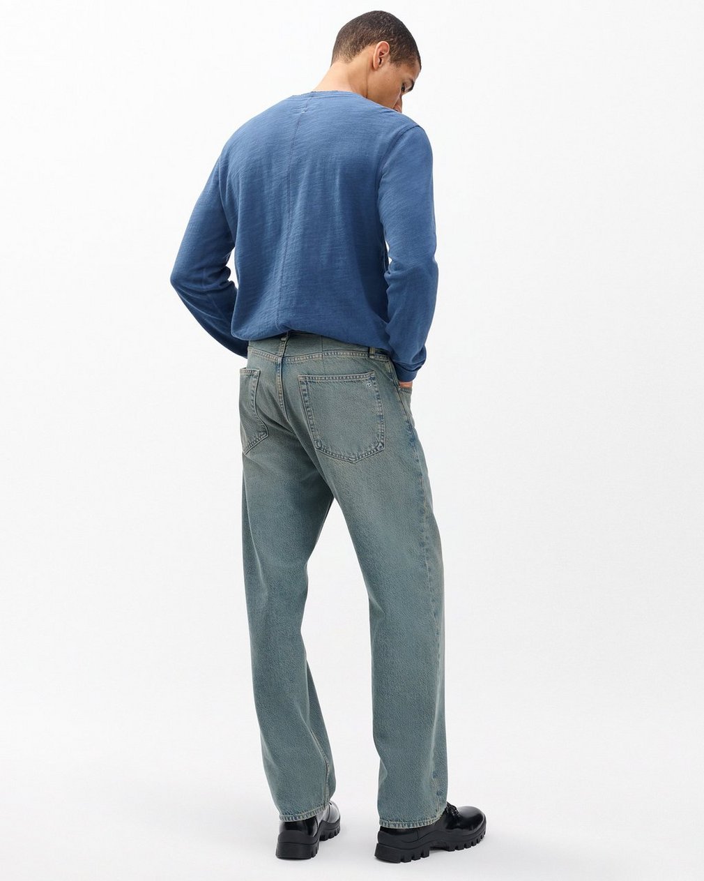 Fit 4 Straight Jeans Sepia Indigo - Image 6