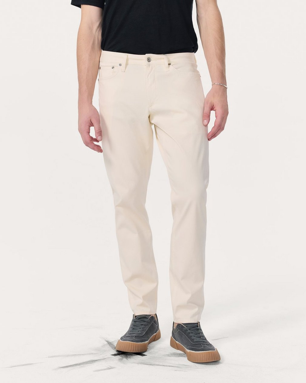 Fit 3 Athletic Jeans Ecru - Image 3