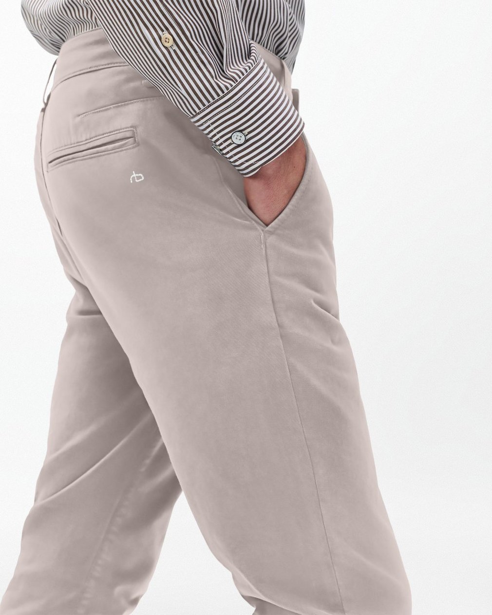 Fit 2 Stretch Twill Chinos Natural Grey - Image 5