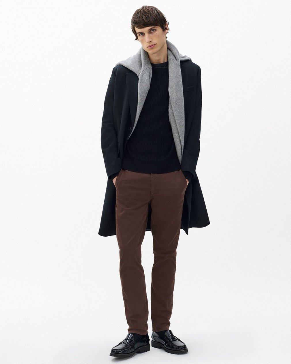 Fit 2 Stretch Twill Chinos Mid Brown