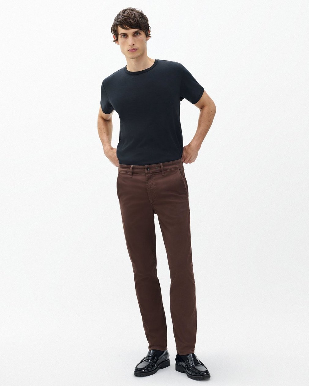 Fit 2 Stretch Twill Chinos Mid Brown - Image 2