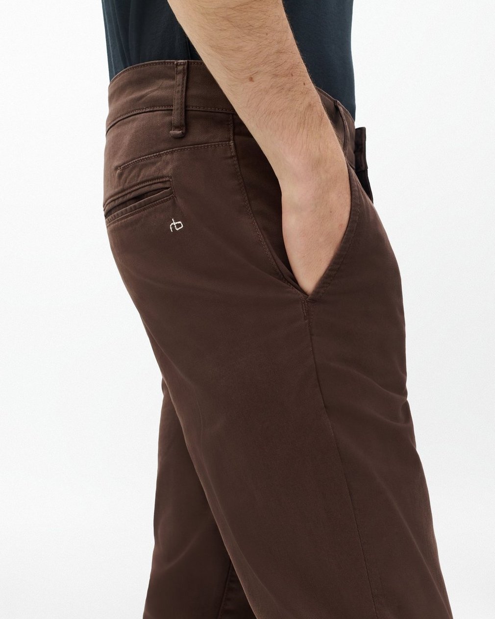 Fit 2 Stretch Twill Chinos Mid Brown - Image 4