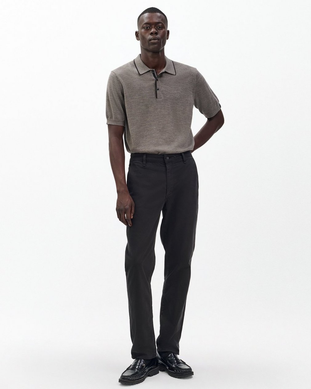 Fit 2 Stretch Twill Chinos Black