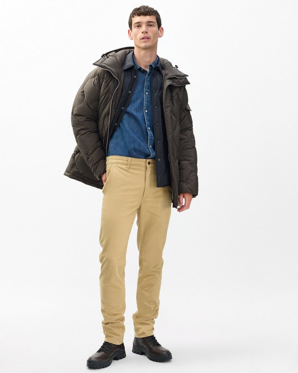 Fit 2 Stretch Twill Chinos Desert Sand - Image 5