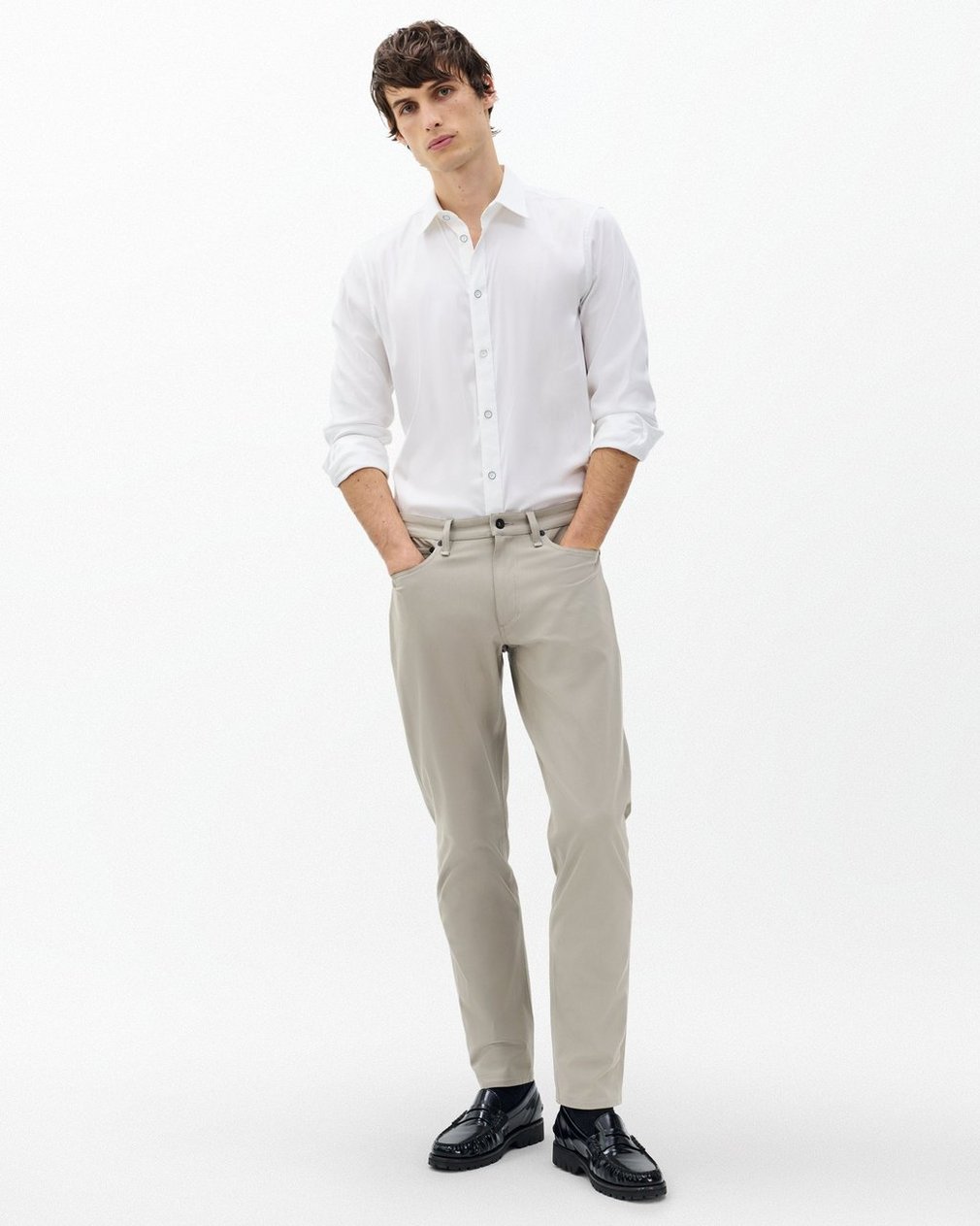 Fit 3 Tech Stretch Pants Blue Grey - Image 3