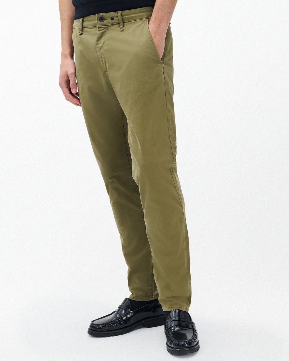 Fit 3 Athletic Chinos Dark Army - Image 4