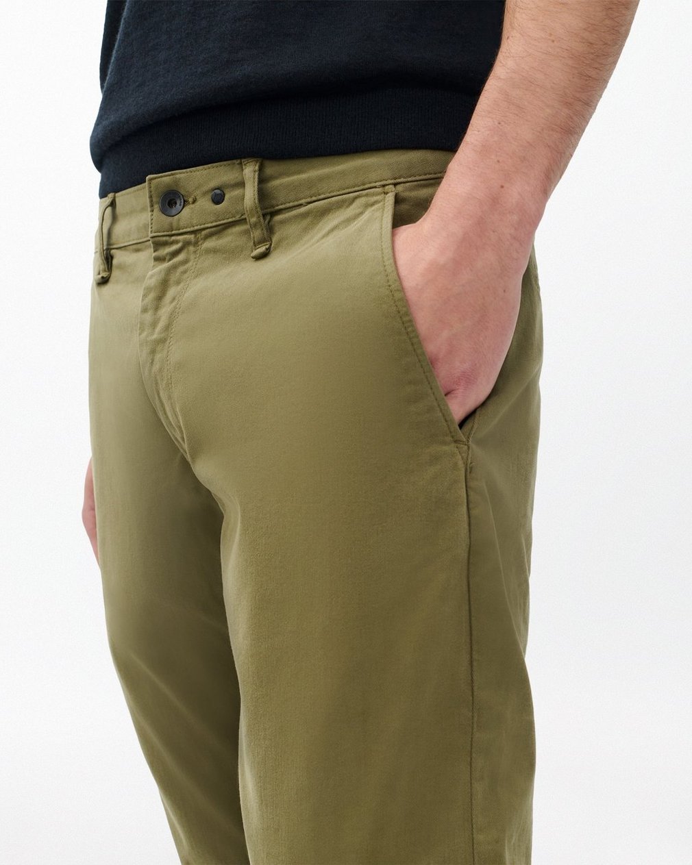 Fit 3 Athletic Chinos Dark Army - Image 5