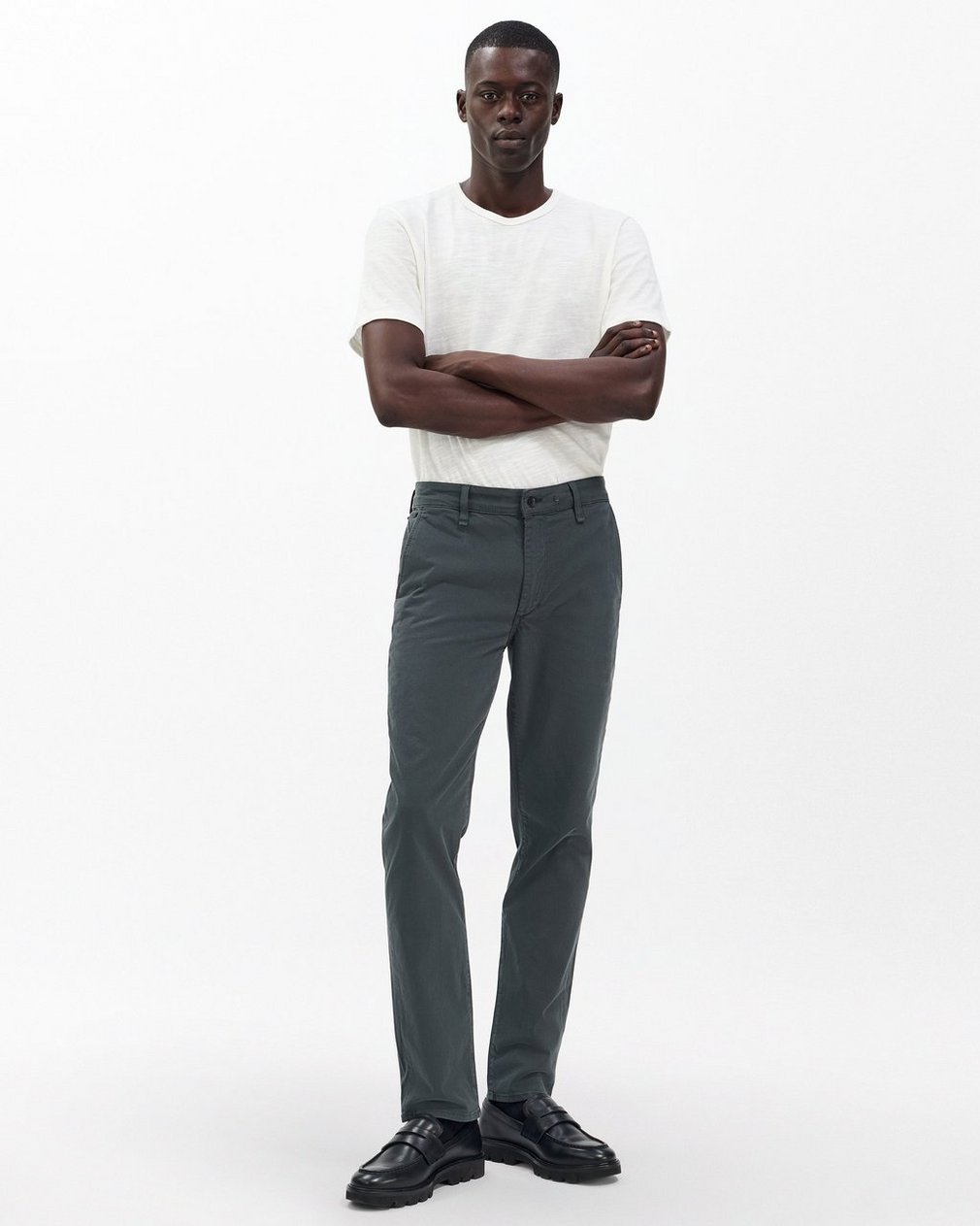 Fit 2 Slim Chinos Pin Grey - Image 3