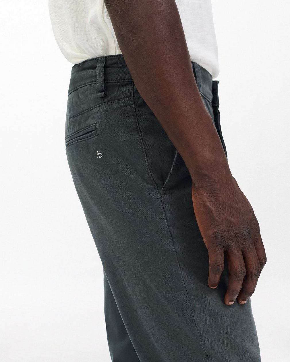 Fit 2 Slim Chinos Pin Grey - Image 5