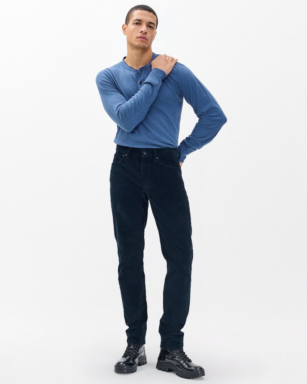 Fit 2 Slim Corduroy Pants Salute - Image 2