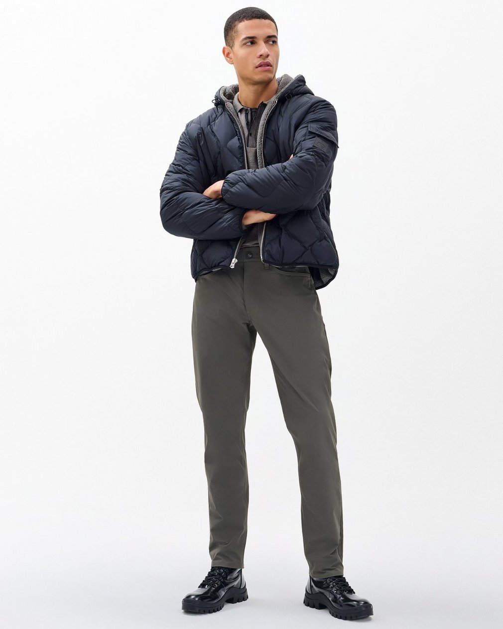 Fit 3 Nylon-Blend Pants Dark Shadow