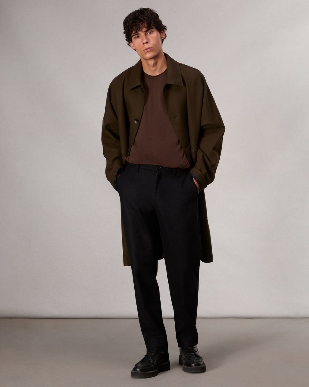 Standard Flannel Chino Pant Black
