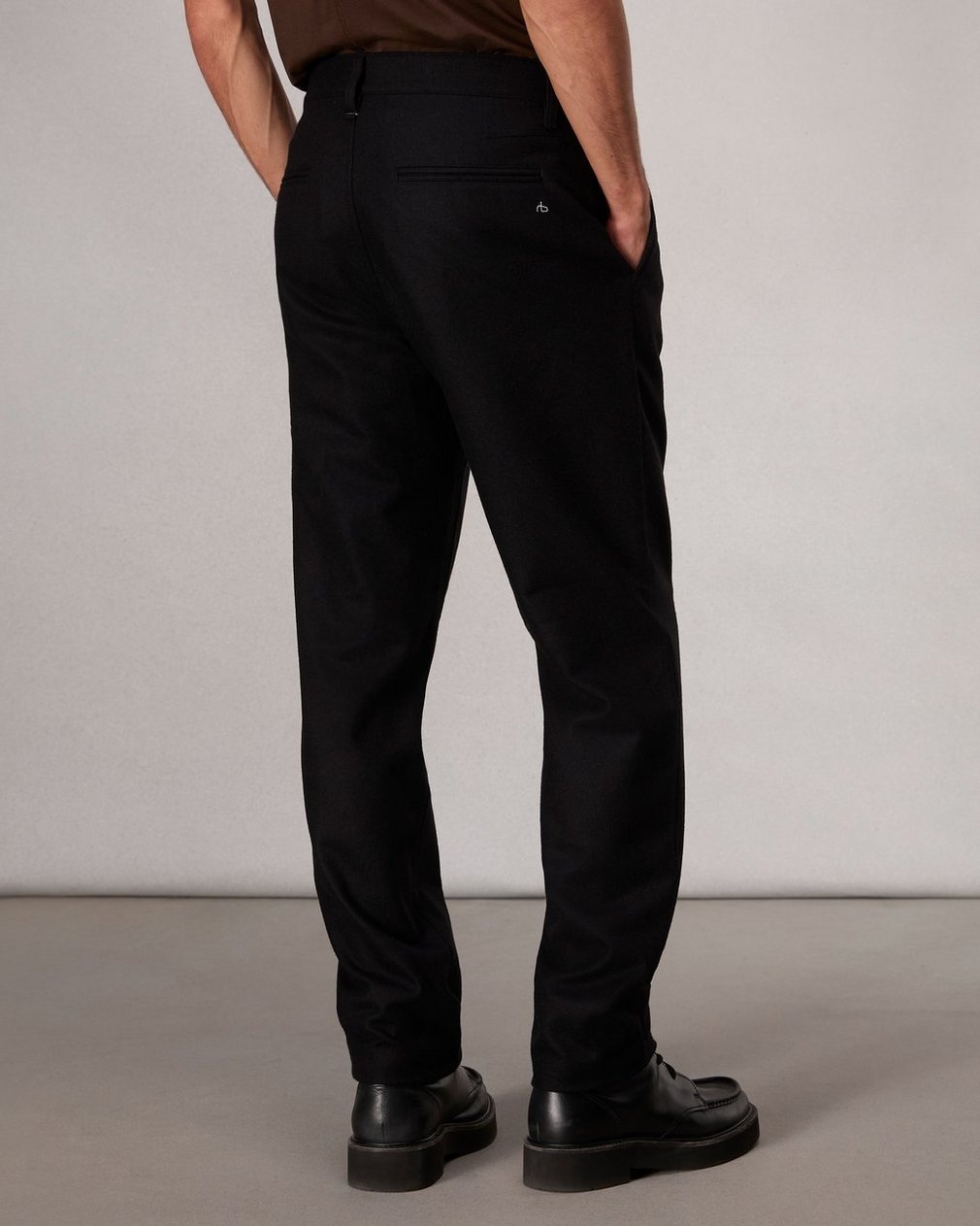 Standard Flannel Chino Pant Black - Image 4