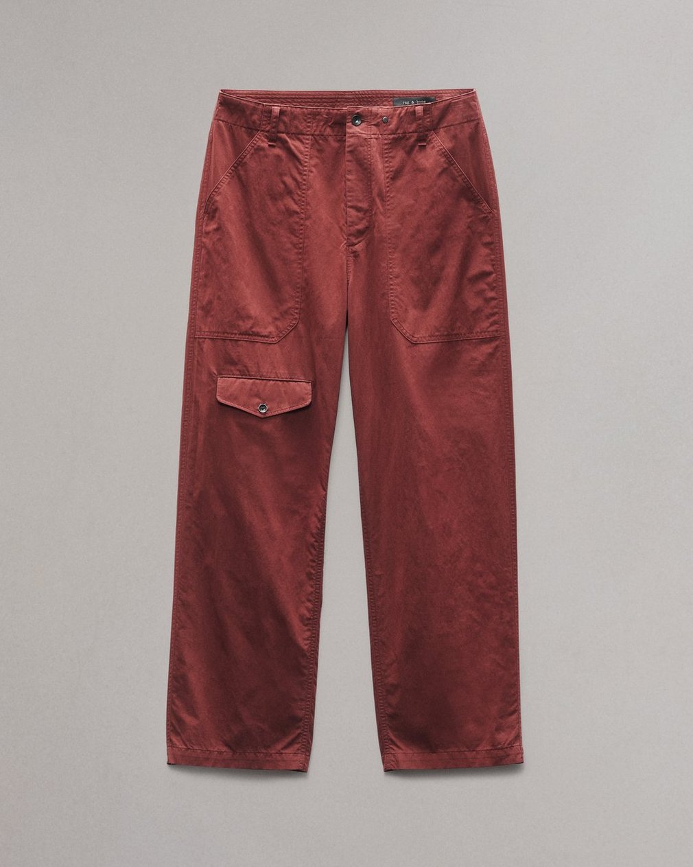 Samson Cotton-Blend Cargo Pant Maroon - Image 2