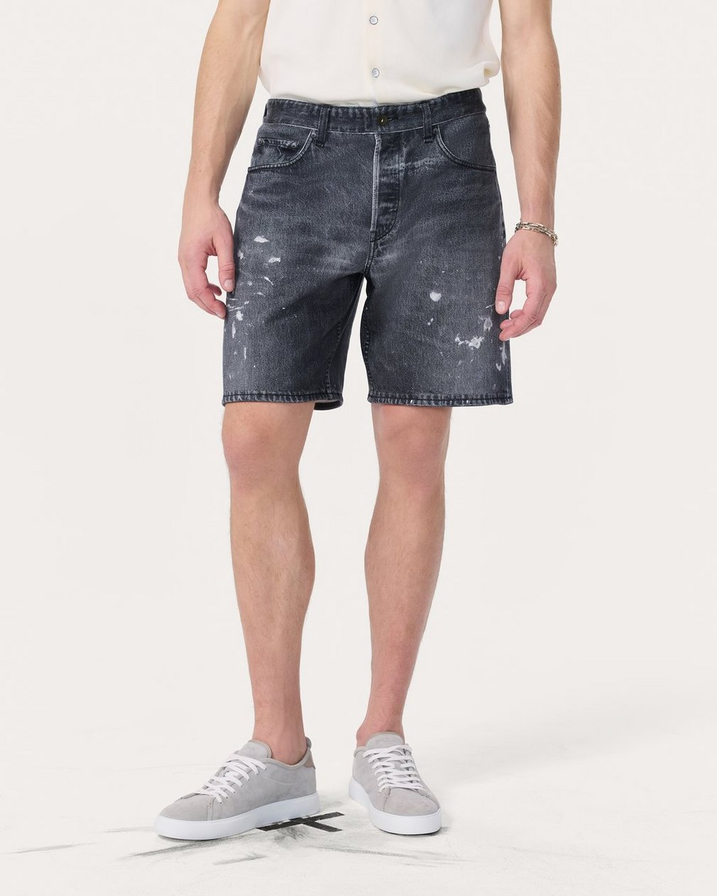 Miramar Fit 4 Shorts Black Paint Splatter - Image 3