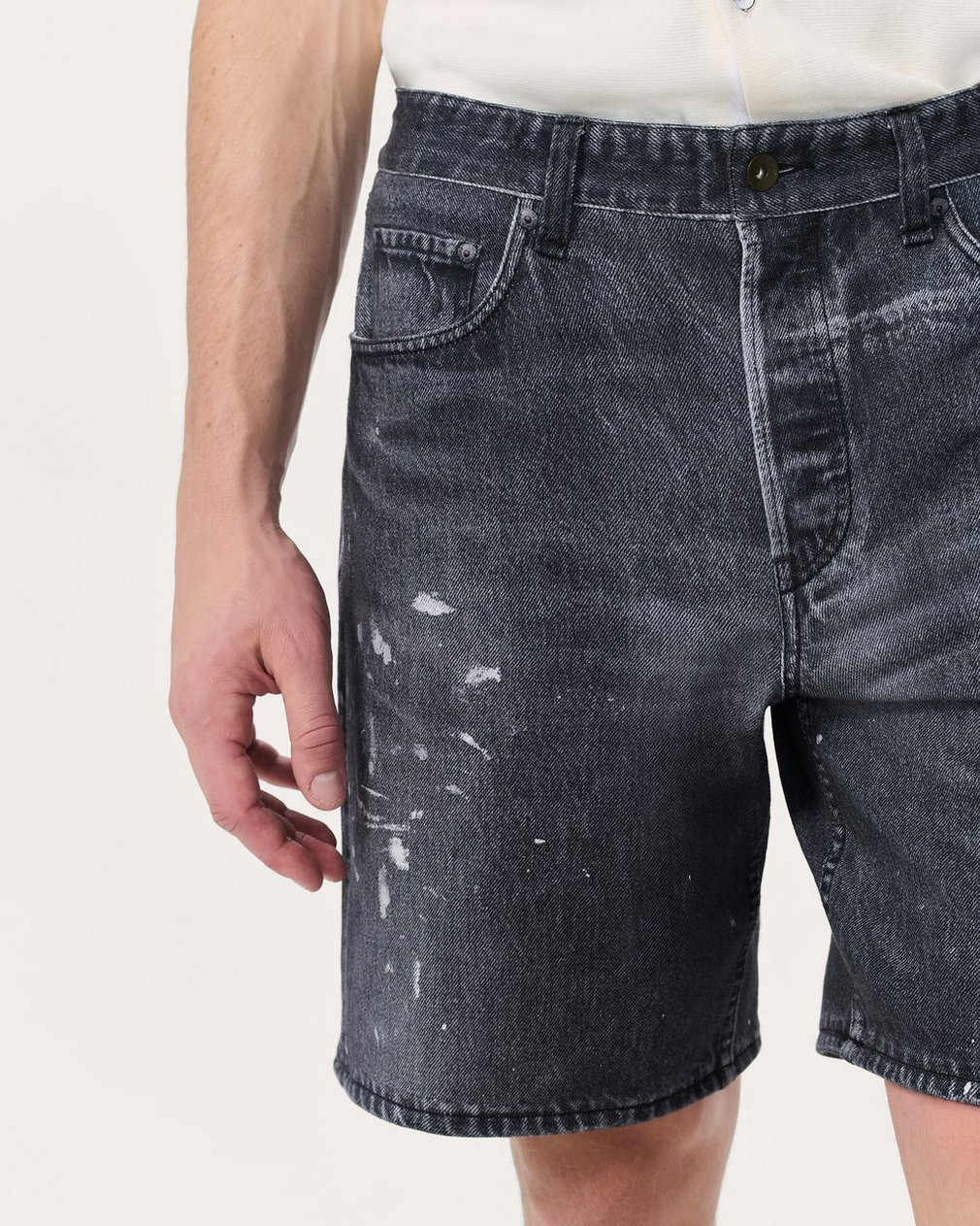 Miramar Fit 4 Shorts Black Paint Splatter - Image 4