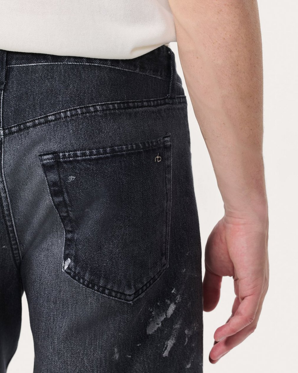 Miramar Fit 4 Shorts Black Paint Splatter - Image 5
