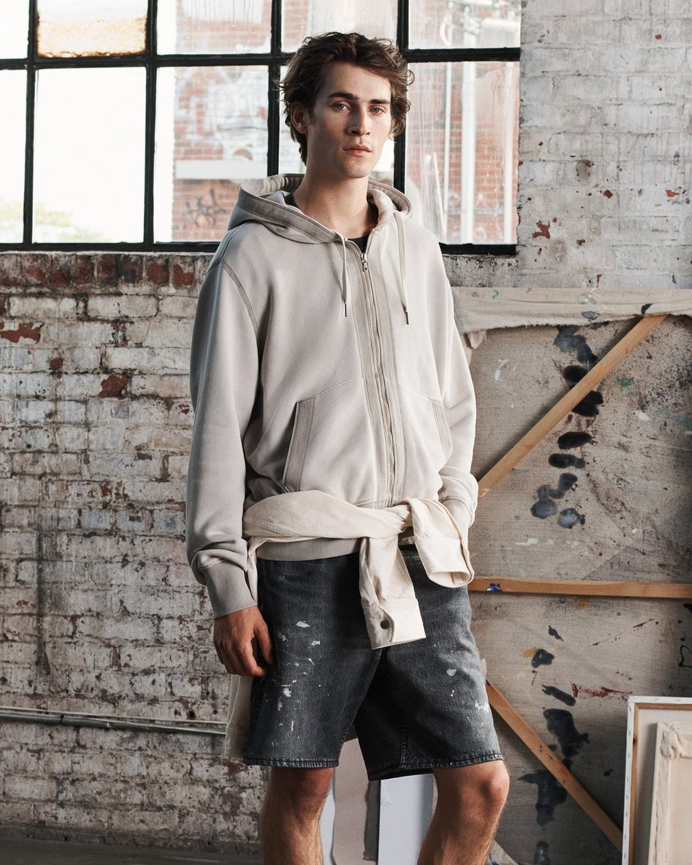 Miramar Fit 4 Shorts Black Paint Splatter - Image 7