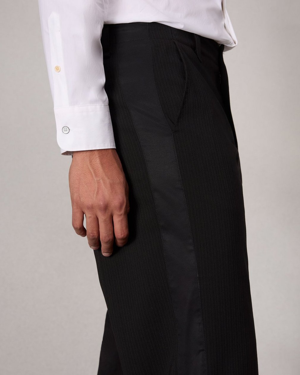 Bradford Tuxedo Pant Black Pinstripe - Image 6