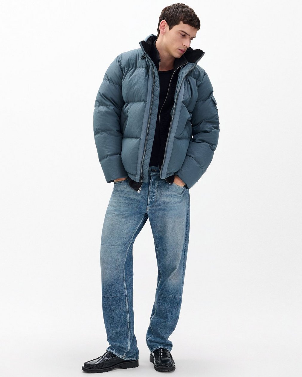 Daniel Down Jacket Slate - Image 3