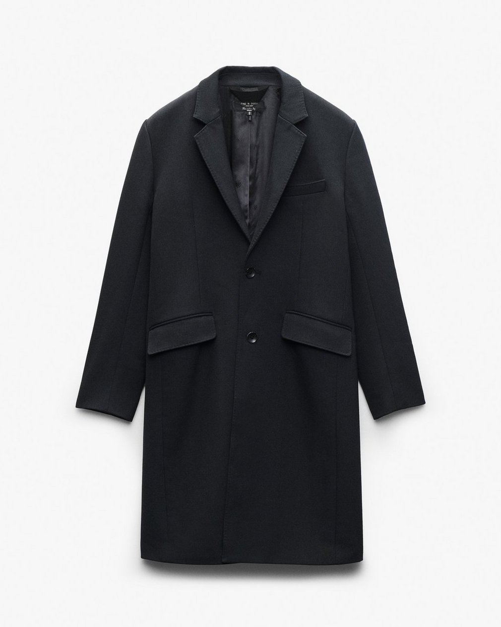 Beckett Italian Twill Coat Black - Image 2