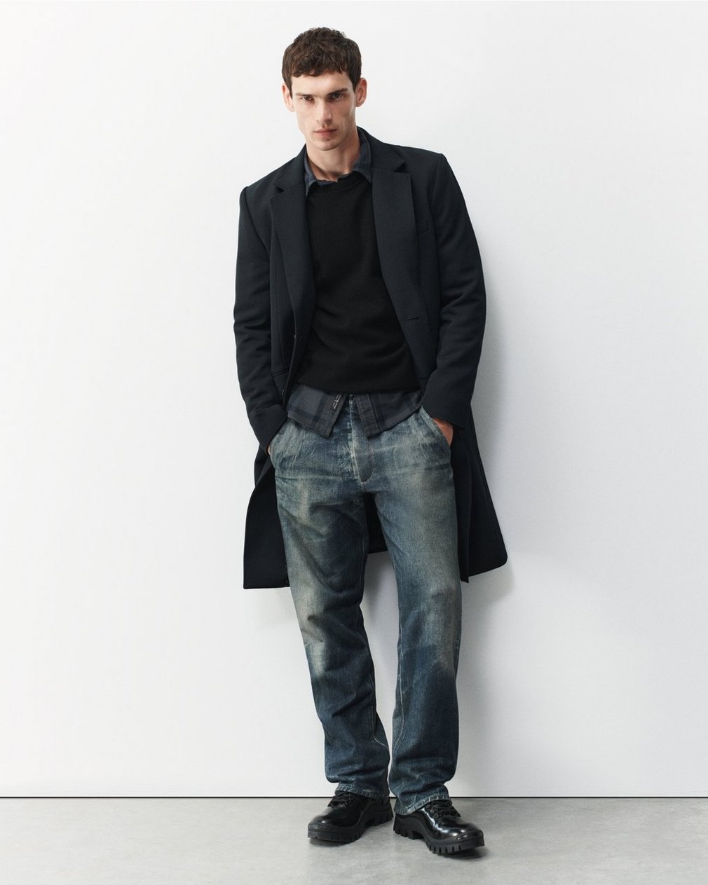 Beckett Italian Twill Coat Black - Image 6