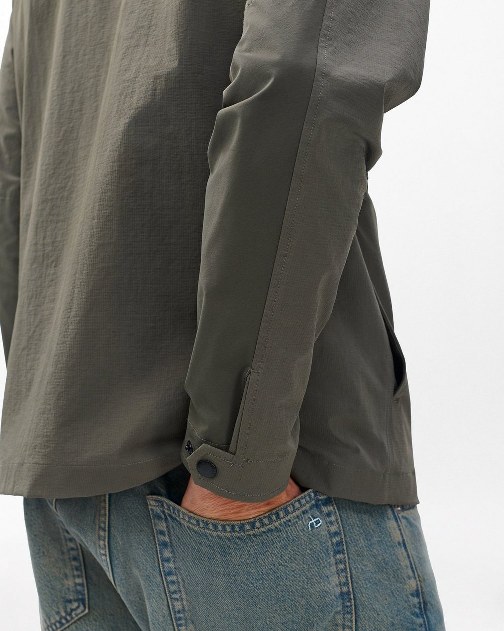 Stretch Ripstop Shirt Jacket Dark Shadow - Image 5
