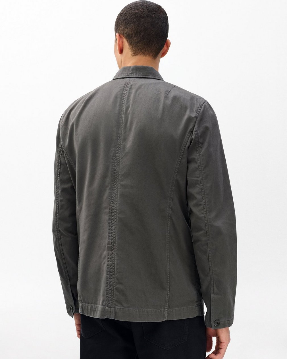 Evan Twill Chore Jacket Dark Shadow - Image 7