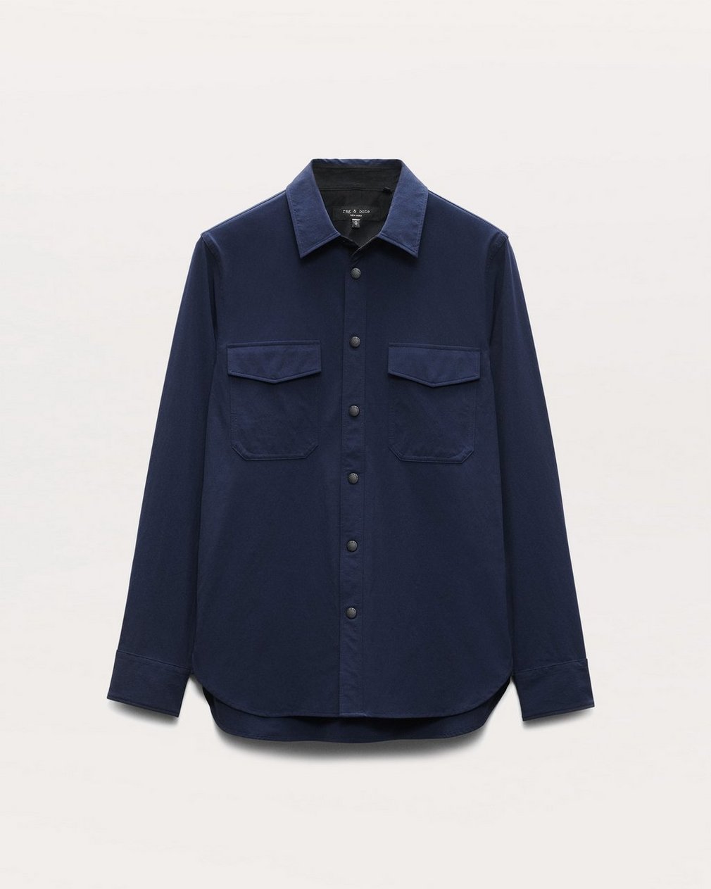 Stretch Nylon CPO Overshirt Navy - Image 2