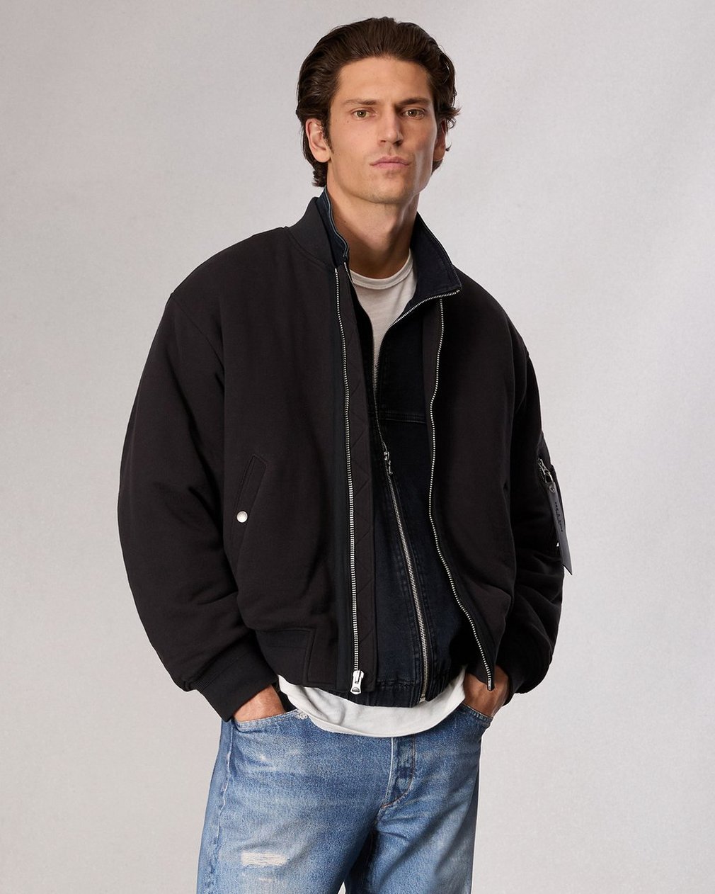 Menston Bomber Jacket Black