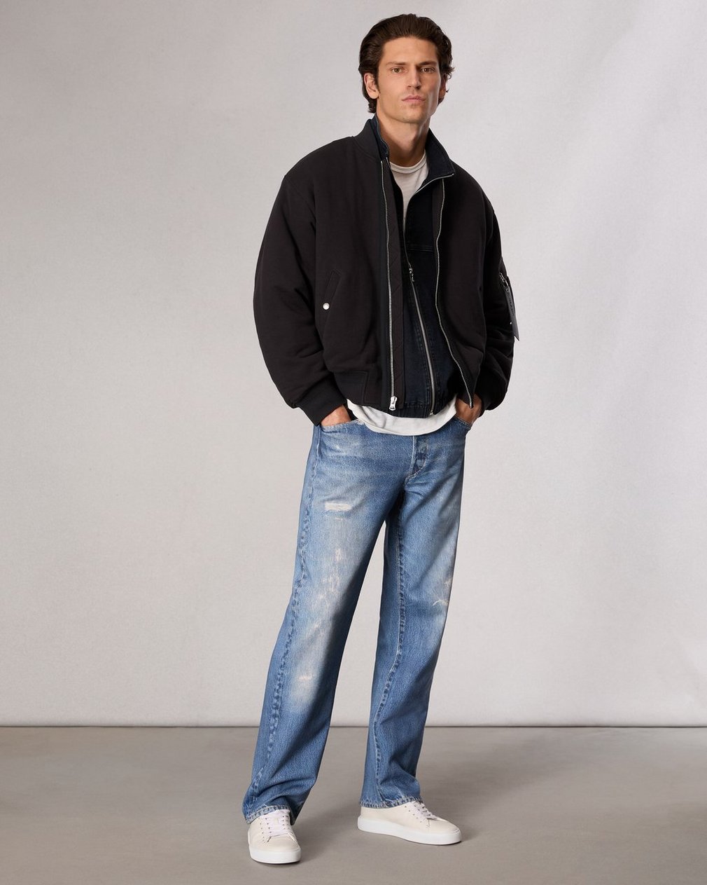 Menston Bomber Jacket Black - Image 7