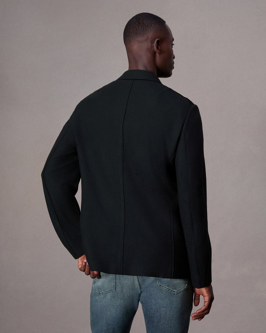 Achilles Wool Cardigan Black - Image 5