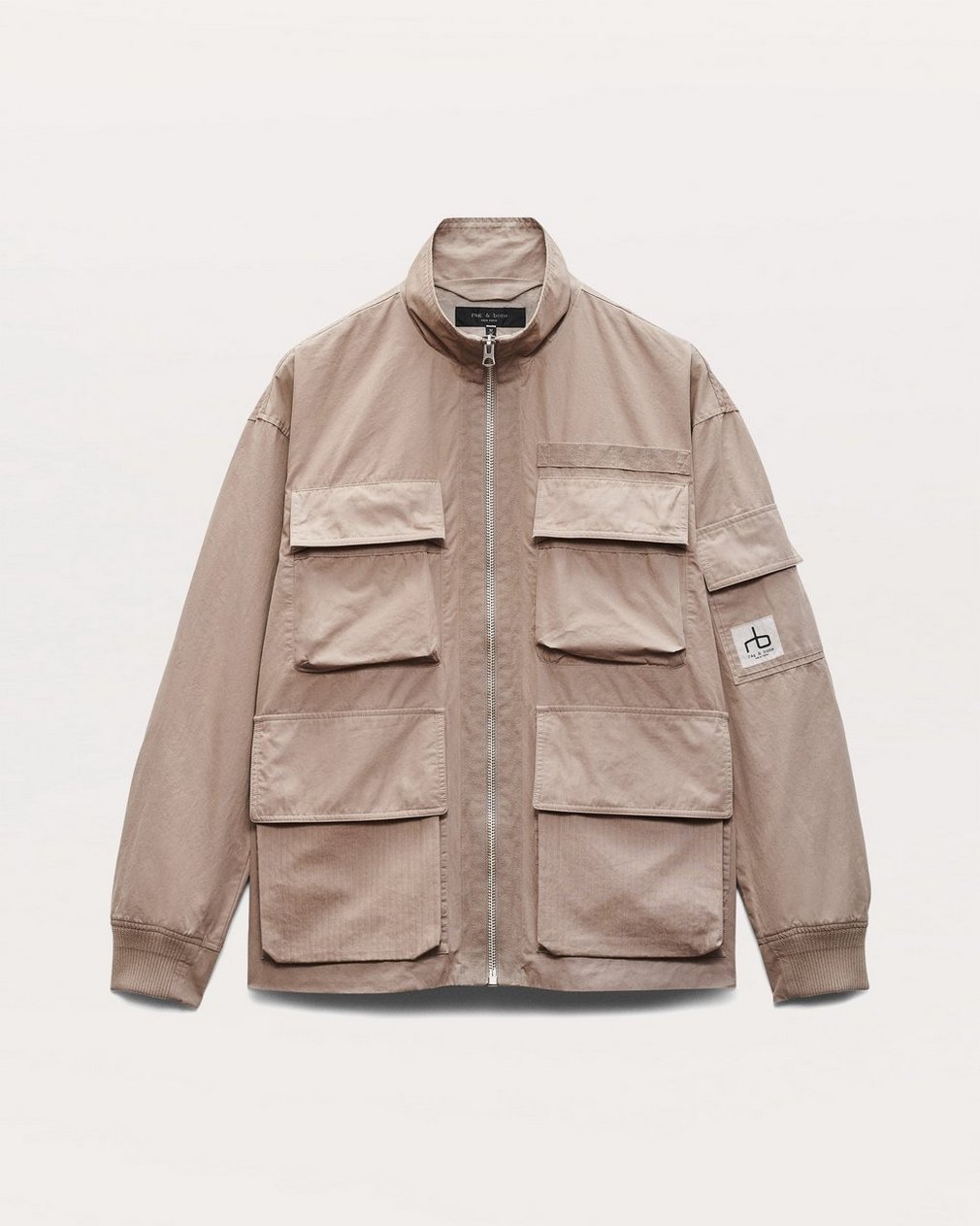 Ashland Cotton Utility Jacket Elephant Grey - Image 2