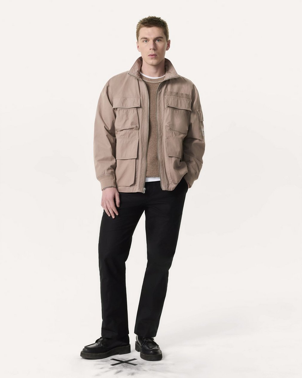 Ashland Cotton Utility Jacket Elephant Grey - Image 4