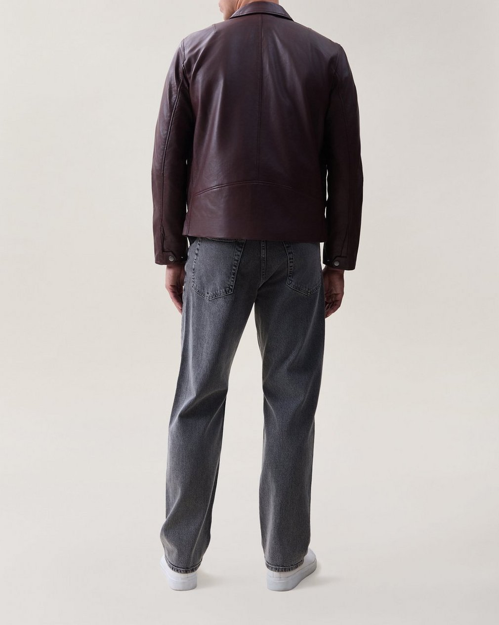 Matias Leather Jacket Espresso - Image 2